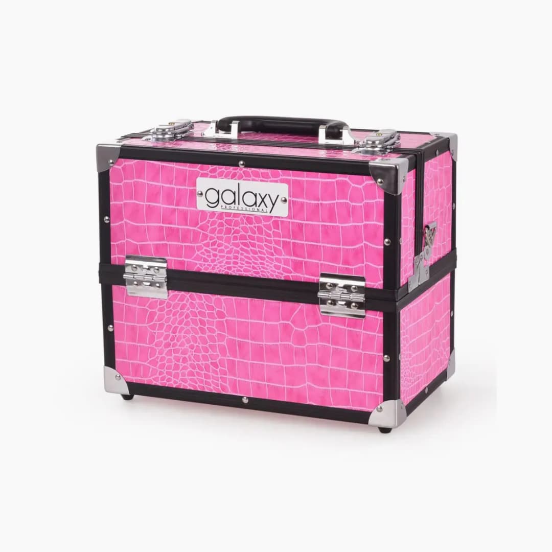 Kozmetički kofer - Croco - Pink