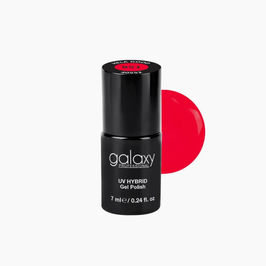 ROSE RED - trajni lak za nokte UV/LED Hybrid 7 ml - Hela Good S851