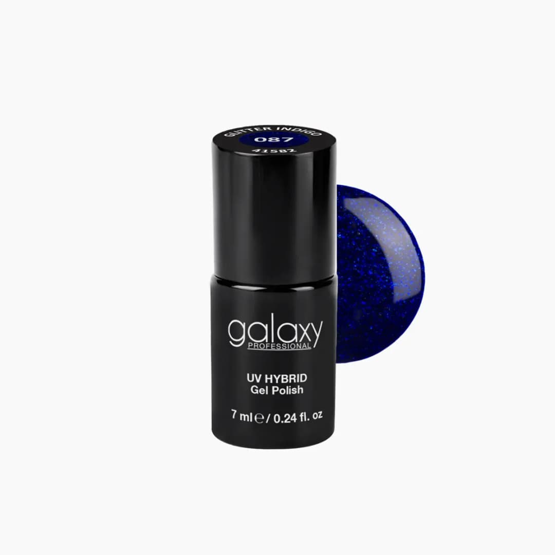 ROYALS - trajni lak za nokte UV/LED Hybrid 7 ml - Glitter Indigo S087